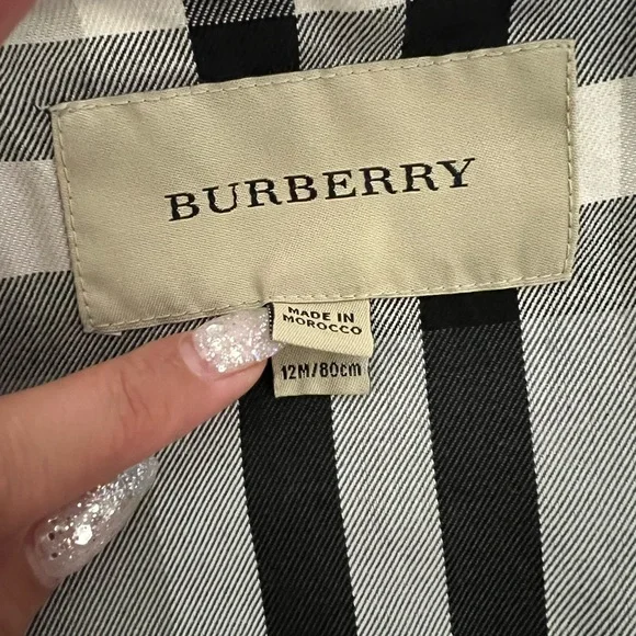 Burberry Raincoat baby pink